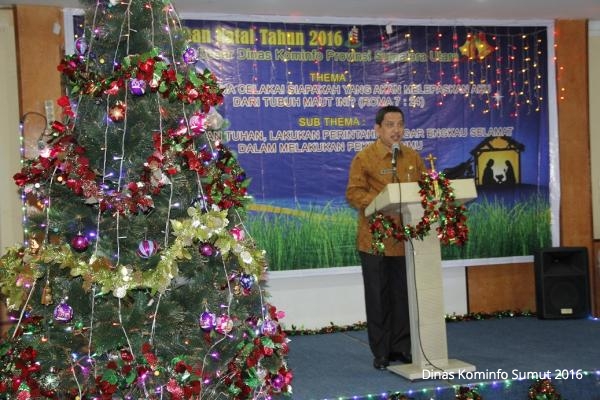 Kadis Kominfo Provsu: Perayaan Natal Pemersatu Semua Suku dan Agama