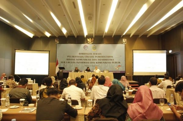 Kominfo Selenggarakan Bimtek Pelaksanaan Urusan Pemerintahan Bidang Komunikasi dan Informatika di Sumatera Utara 