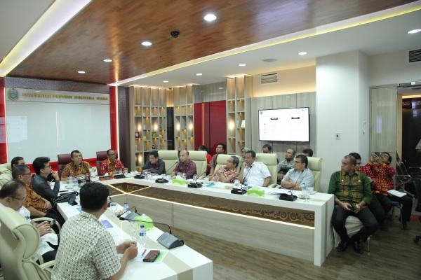 Pemprovsu Selenggarakan Pertemuan Bersama  PT. Telekomunikasi Indonesia, Tbk