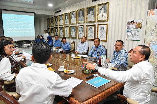 Gubernur Sumut dan Walikota Binjai Bahas Air Bersih dan Tata Kota