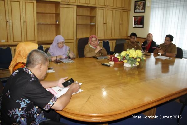 Penerapan e-Government PDE Kab. Semarang Kunker ke Dinas Kominfo Provsu