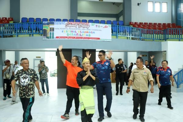 Diikuti 300 Siswa SLB, Pj Gubernur Sumut Apresiasi Festival Olahraga Disabilitas