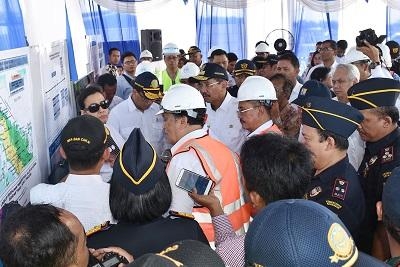 Maret Ditargetkan Pembangunan Pelabuhan Kuala Tanjung Selesai