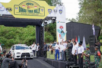 Buka Grand Final Danau Toba APRC 2023, Pj Gubernur Sumut Dorong Event Olahraga Tingkatkan Pariwisata