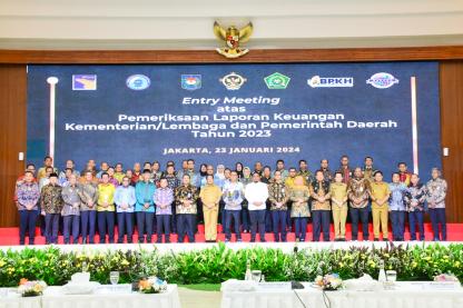 Hadiri Entry Meeting LK BPK RI, Pj Gubernur Sumut Komit Tingkatkan Kualitas Pertanggungjawaban Keuangan Daerah