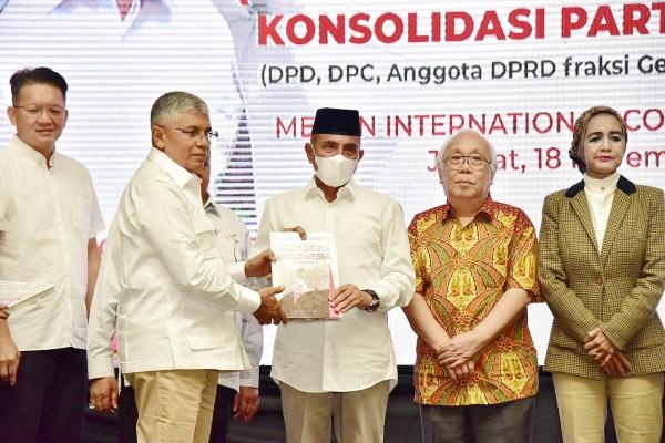 Temu Ramah Kebangsaan dan Konsolidasi Partai Gerindra, Gubernur Edy Rahmayadi Tekankan Pentingnya Evaluasi Wawasan Nusantara