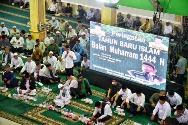 Tablig Akbar di Masjid Raya Berandan, Edy Rahmayadi Sampaikan Tentang Kekuatan Doa untuk Membangun Sumut