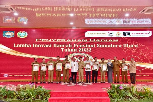  Labura Juara 1 Inovasi Daerah Pemprov Sumut 2022, Edy Rahmayadi Berpesan untuk Terus Berinovas