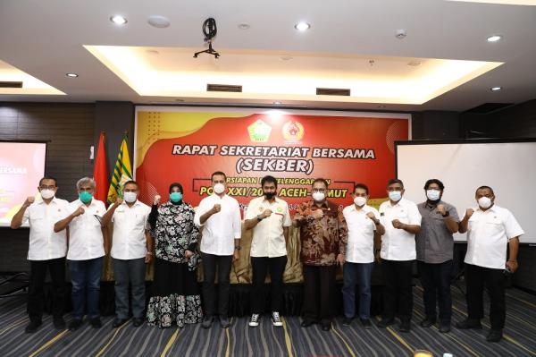 Musa Rajekshah dan Muzakir Manaf matangkan persiapan PON XXI 2024 Aceh-Sumut