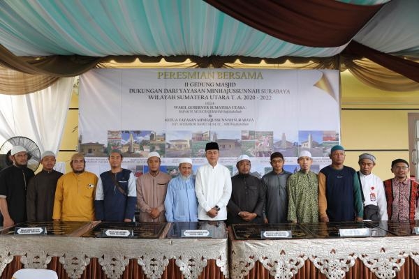 Resmikan Sebelas Masjid YayasanMinhajussunnah Surabaya,Ijeck Ucapkan Terima Kasih