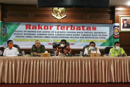 Pemprov Sumut Gelar Rakor Satpol-PP Zona Dua di Tanjungbalai