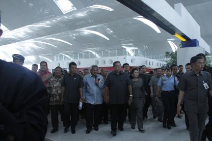 Kunjungan Kerja Presiden RI Dr. Susilo Bambang Yudhoyono di Bandara Kuala Namu Kabupaten D. Serdang