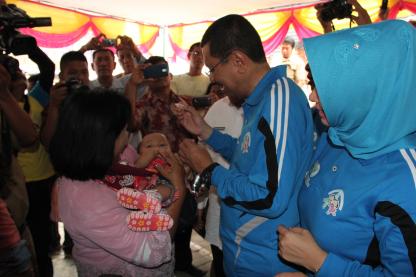 Plt. Gubernur Sumatera Utara Teteskan Vaksin Polio 